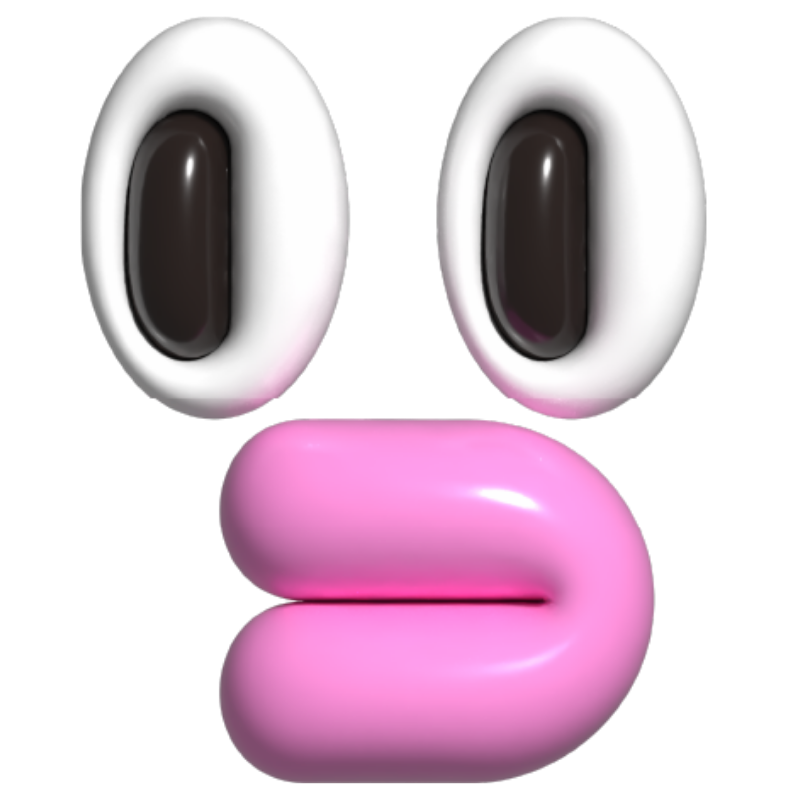 KI-Jugend-Werkstatt-Icon-Gesicht Ki Jugend Werkstatt Icon Gesicht große Lippen und große Augen plastisch