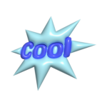 Ki Jugend Werkstatt pastisches Icon mit Sternform und Cool Schirftzug